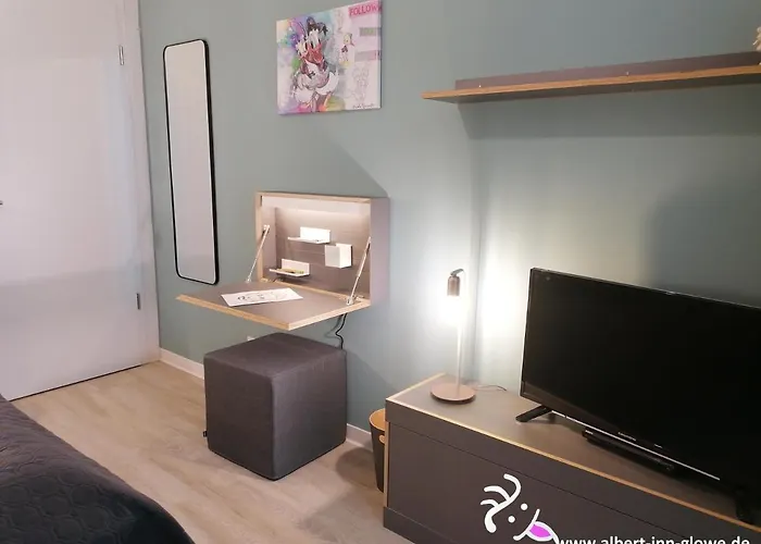 Apartamento Albert-inn-glowe - Barrierefrei & 3 Schlafzimmer & Coworking & Strandkorb-saisonal & Sauna Im Haus & Fahrraeder *