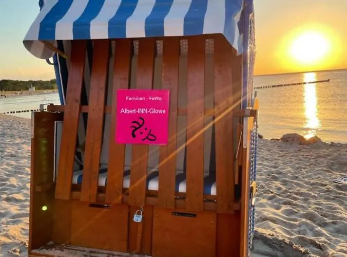 Albert-inn-glowe - Barrierefrei & 3 Schlafzimmer & Coworking & Strandkorb-saisonal & Sauna Im Haus & Fahrraeder